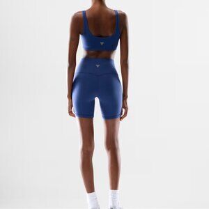 NWT Aritzia GOLDEN BUTTER Cheeky Hi-Rise 7" Shorts Byron Blue